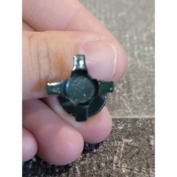 Dark green mini outdoor table Village accessory decor - Picture 4 of 4